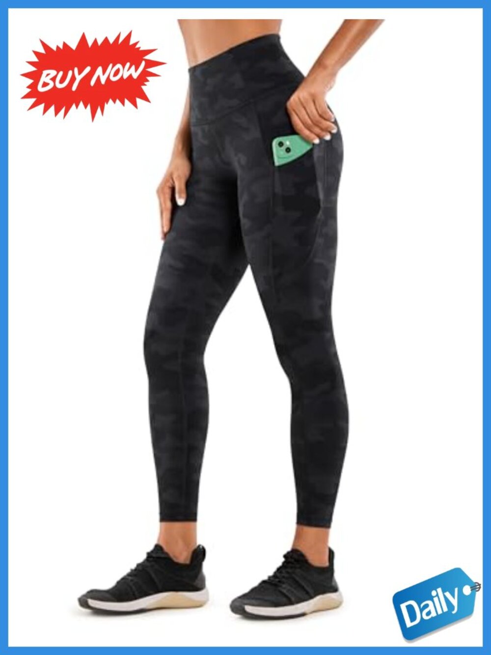 CRZ YOGA High Rise Yoga Leggings with Pockets 25''